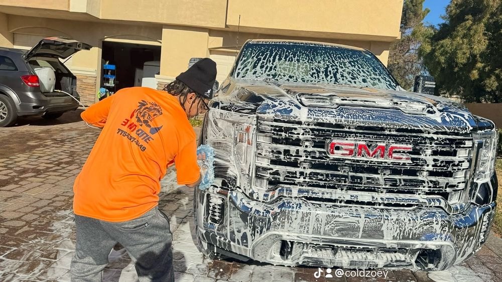 A GMC getting the works by 3 In One LLC, Las Vegas